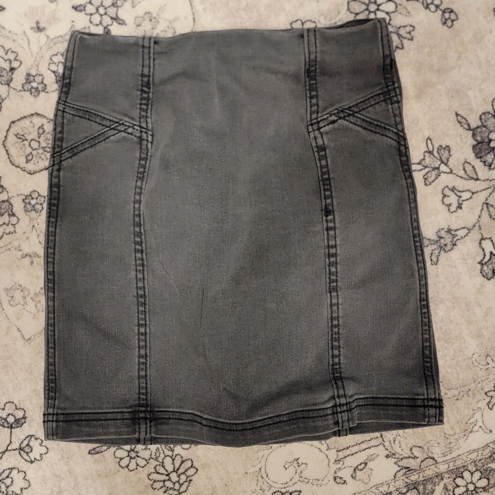 Art Class Charcoal Skirt